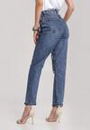 Niebieskie Jeansy Mom Fit Doriene