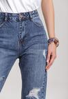 Niebieskie Jeansy Mom Fit Doriene