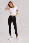 Czarne Spodnie Skinny Pisironis