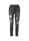 Szare Jeansy Skinny Narirea