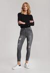 Szare Jeansy Skinny Narirea