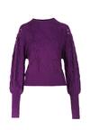 Ciemnofioletowy Sweter Thesise