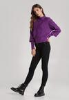 Ciemnofioletowy Sweter Thesise