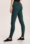 Zielone Jeansy Slim Aetheles