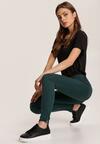 Zielone Jeansy Slim Aetheles