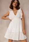Biała Sukienka Anthithea