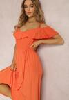 Pomarańczowa Sukienka Chelgana