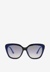 Czarno-Niebieskie Okulary Przeciwsłoneczne Illael