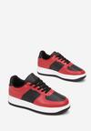 Czerwono-Czarne Sneakersy Coralin
