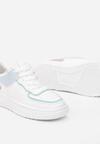 Biało-Niebieskie Sneakersy Amarhele