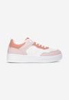 Biało-Różowe Sneakersy Typhadina
