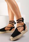 Czarne Espadryle Lasthyne