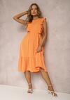 Pomarańczowa Sukienka Philonia