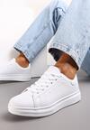 Białe Klasyczne Sneakersy z Niską Cholewką Bibijane