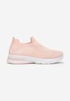 Pantofi sport slip-on roz cu talpa plată Sheina