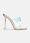 Argenti Sandale Transparente Toc Inalt Golnite