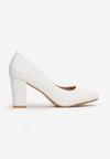 Pantofi cu Toc Bloc Vârf Rotund Imitație de Piele Wilnia