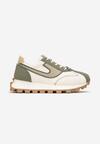 Sneakers Verde până la Gleznă pe Talpă Groasă Winnela