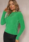 Zielony Sweter Wełniany Elisabema