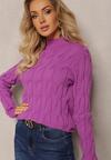 Pulover Violet Impletit Mikke