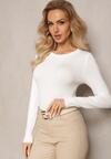 Pulover Clasic Alb cu Maneca Lunga Kidistia