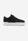 Sneakers Negri Stralucitori cu Pietre pe Talpa Groasa Gabrielia