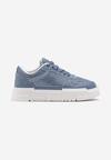 Sneakers Albastru Deschis Strălucitori cu Zirconiu pe Talpă Groasă Gabrielia