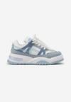 Sneakers Albaștri cu Talpă Groasă și Șiret Larg Iniestra