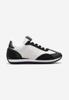 Sneakers Negri cu Inserții Decorative Fania