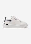 Sneakers Albaștri pe Platformă cu Inserție Metalică Sissis