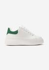Sneakers Albi-Verzi cu Talpă Groasă Yarna