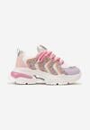 Sneakers Roz-Mov cu Talpă Masivă cu Sclipici Thirlas