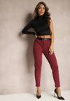 Pantaloni Visinii Dillow Conici Din Bumbac Elastic