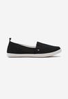 Tenisi Alb-Negri Slip-On cu Vârf Rotund Namenna