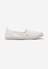 Tenisi Albi Slip-on cu Vârf Rotund Namenna