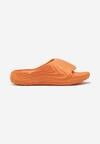 Papuci portocalii din spumă ușoară decorate cu Konsia embosată