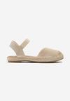 Espadrile Bej cu Toc Deschis Ornamentate cu Împletitură Nrtemisia
