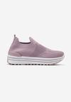 Pantofi Sport Violetă Slip-On cu Față Moale pe Platformă Joasă Dionema