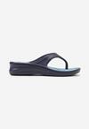 Bleumarin-Albastru Papuci de Plajă Stil Sport Talpă Joasă Verenas