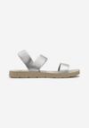 Sandale Argintii Slip-On Sport cu Barete Elastice Adrasttea