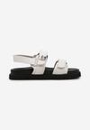 Sandale Albe Chunky cu Arici Macoto