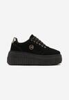 Sneakers Negri pe Platformă Înaltă Zair