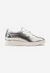 Argintii Pantofi Casual Mahleria