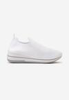Pantofi Sport Albi Casual Talpă Plată fără Închidere Adalora