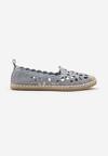 Espadrile Bleu Deschis Slip-On cu Partea Superioară din Plasă și Împletitură Bellaglow