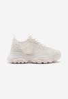 Sneakers Albi din Dantelă pe Platformă Joasă până la Glezna Timane