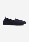 Bleumarin Casual Mocasini Talpă Plată Perforată Klanesha