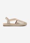 Espadrile Bej din Piele Ecologică pe Talpă Joasă Cecilas