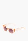 Różowe Designerskie Okulary Przeciwsłoneczne z Filtrem UV z Lekkiego Tworzywa Quesdia