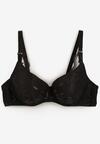 Sutien Negru Cu Cupe Intarite Full Cup Decorat Cu Dantela Elavi